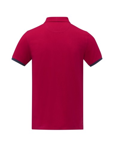 Polo de manga corta de dos tonos para hombre...