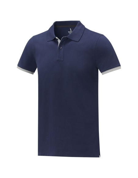 Polo de manga corta de dos tonos para hombre "Morgan"