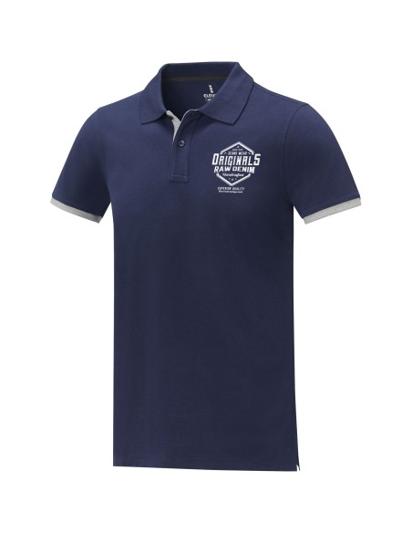 Polo de manga corta de dos tonos para hombre "Morgan"