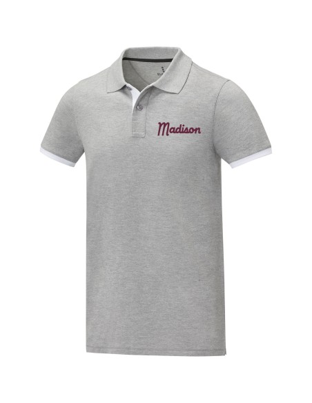Polo de manga corta de dos tonos para hombre "Morgan"