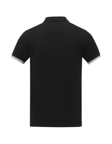 Polo de manga corta de dos tonos para hombre...