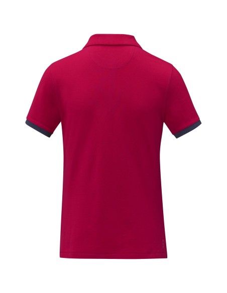 Polo de manga corta de dos tonos para mujer "Morgan"