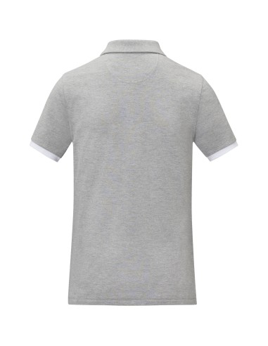 Polo de manga corta de dos tonos para mujer...