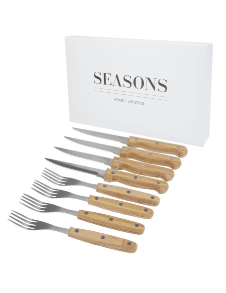 Set de cubiertos para carne "Bif"