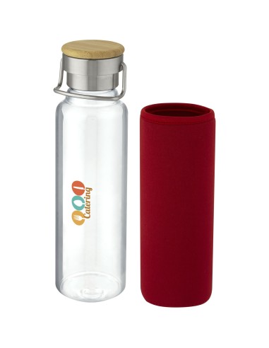 Botella de vidrio de 660 ml con funda de...