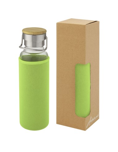Botella de vidrio de 660 ml con funda de...