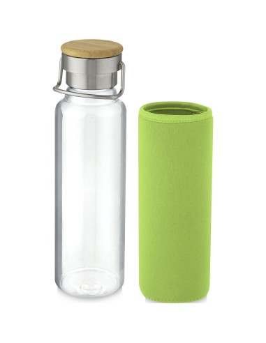 Botella de vidrio de 660 ml con funda de...