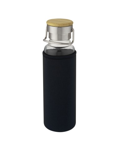 Botella de vidrio de 660 ml con funda de...
