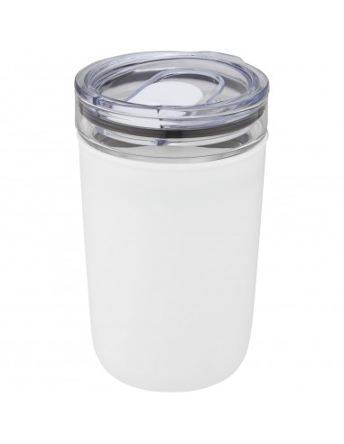 Vaso de vidrio de 420 ml con pared exterior de...
