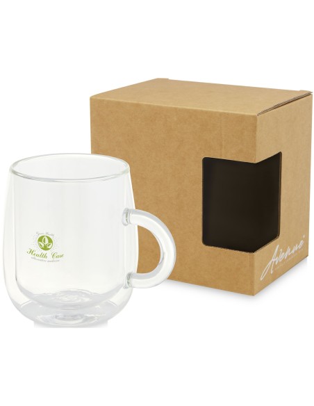 Taza de vidrio de 330 ml "Iris"
