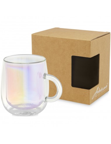 Taza de vidrio de 330 ml "Iris"