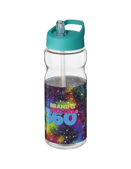 Bidón deportivo de 650 ml con tapa con boquilla H2O Active® "Base Tritan™"