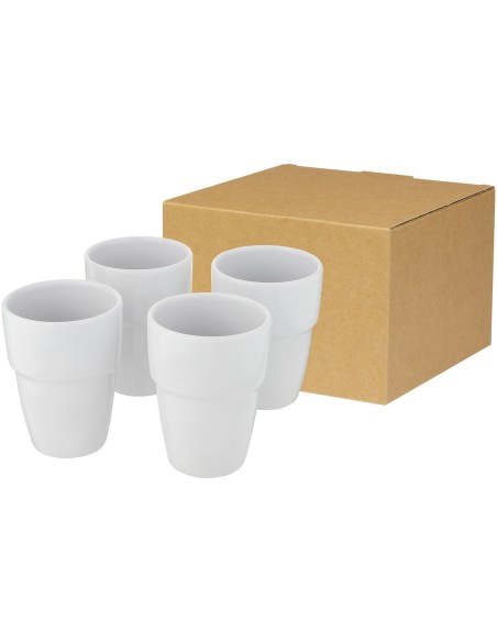 Set de regalo de 4 vasos apilables de 280 ml "Staki"