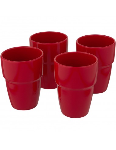 Set de regalo de 4 vasos apilables de 280 ml...