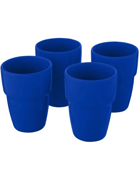 Set de regalo de 4 vasos apilables de 280 ml "Staki"