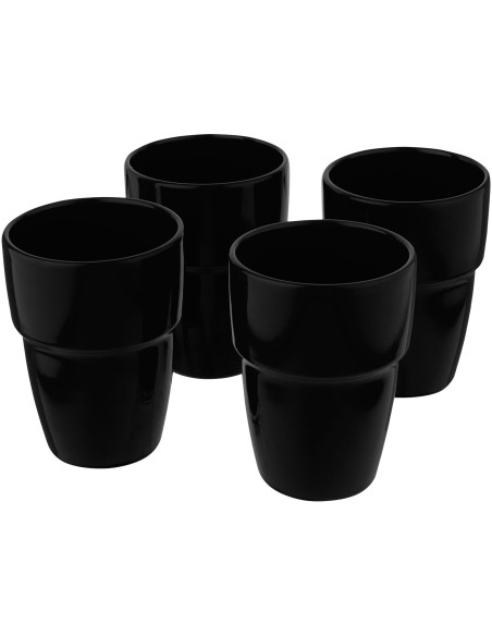Set de regalo de 4 vasos apilables de 280 ml "Staki"