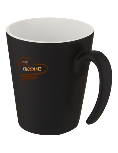 Taza de cerámica con asa de 360 ml "Oli"