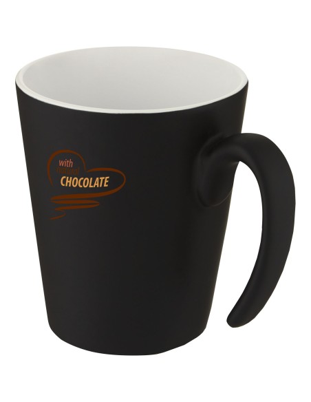 Taza de cerámica con asa de 360 ml "Oli"