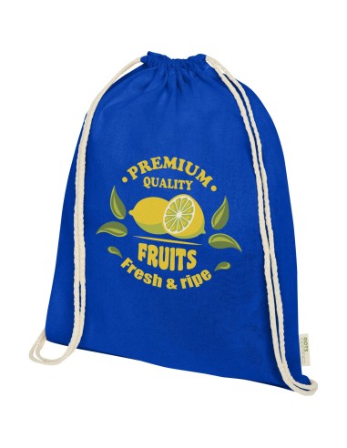 Mochila de cuerdas de algodón orgánico GOTS de...