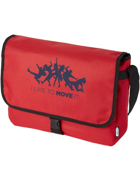 Bolsa de mensajero de plástico reciclado "Omaha"