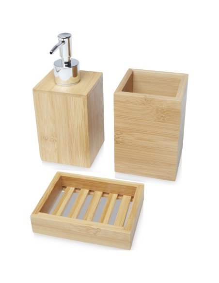 Set de baño de bambú de 3 piezas "Hedon"