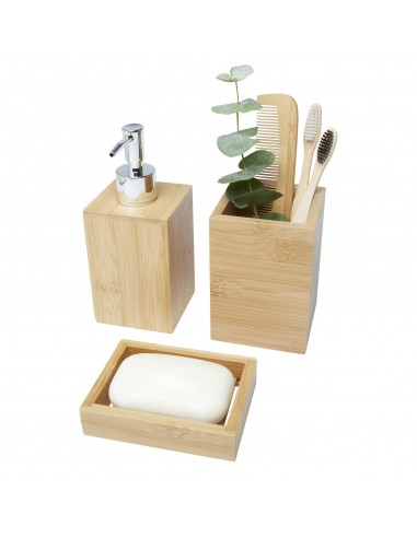 Set de baño de bambú de 3 piezas "Hedon"