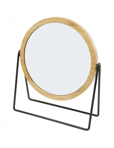 Espejo de pie de bambú "Hyrra"