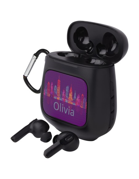 Altavoz y auriculares con emparejamiento automático True Wireless "Remix"
