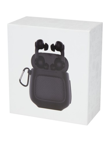 Altavoz y auriculares con emparejamiento...