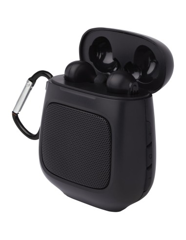 Altavoz y auriculares con emparejamiento...