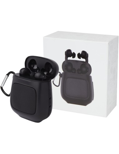 Altavoz y auriculares con emparejamiento...