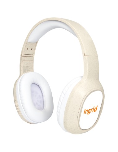 Auriculares Bluetooth® de paja de trigo con...
