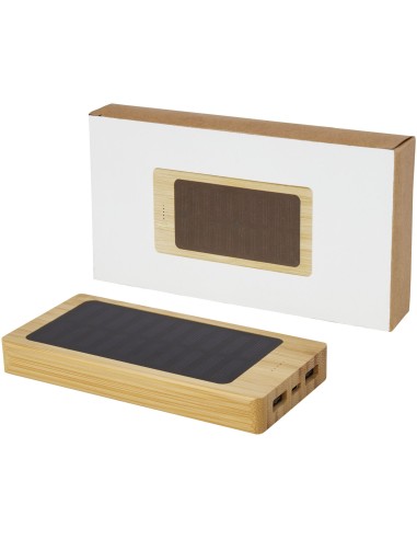 Batería externa solar de bambú de 8000 mAh "Alata"