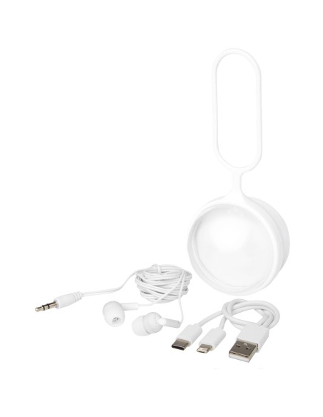 Cable de carga y auriculares 3 en 1 "Simba"