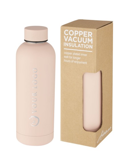 Bidón con aislamiento de cobre al vacío de 500 ml "Spring"