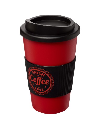 Vaso con aislamiento de 350 ml con agarradera...