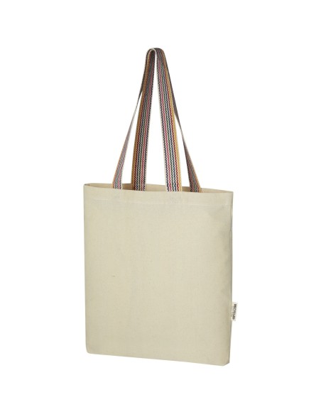 Bolsa Tote de algodón reciclado de 180 g/m² de 5 l "Rainbow"