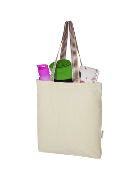 Bolsa Tote de algodón reciclado de 180 g/m² de 5 l "Rainbow"