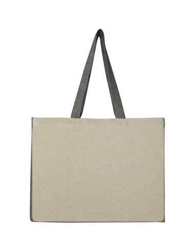 Bolsa Tote de algodón reciclado con fondo ancho...
