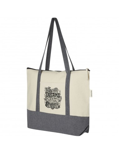 Bolsa Tote de algodón reciclado de 320 g/m² con...