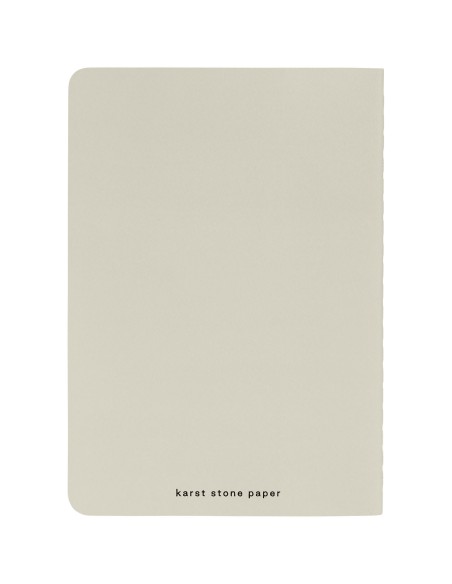 Diario de bolsillo de tapa blanda de papel de piedra A6 en blanco "Karst®"