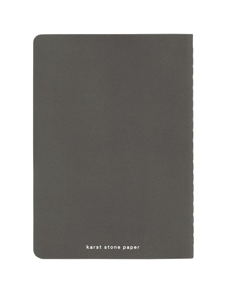 Diario de bolsillo de tapa blanda de papel de piedra A6 en blanco "Karst®"