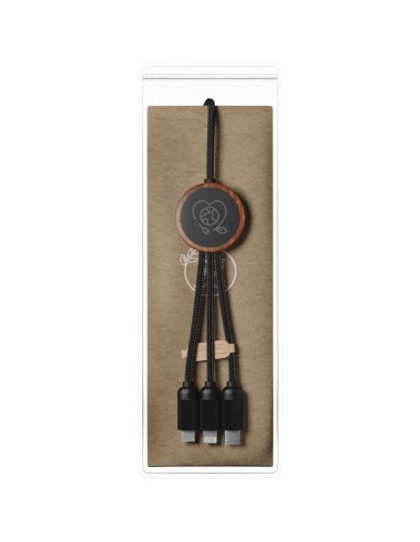 Cable de carga 3 en 1 extendido de PET...