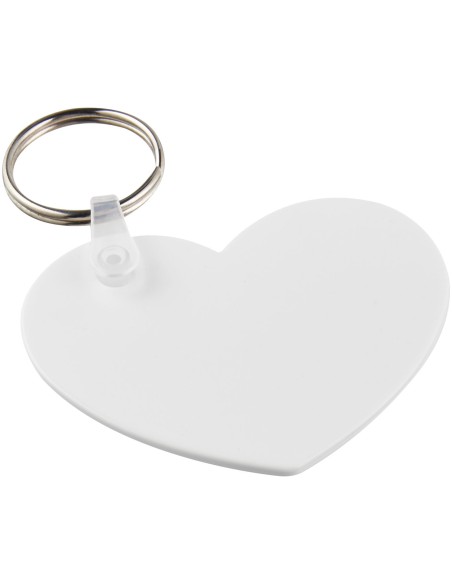Llavero reciclado con forma de corazón "Tait"
