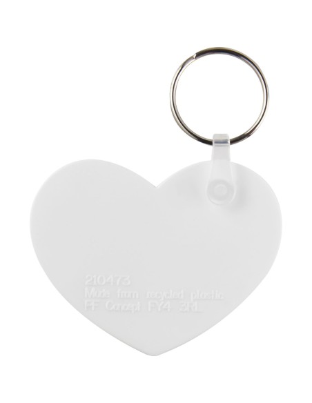 Llavero reciclado con forma de corazón "Tait"