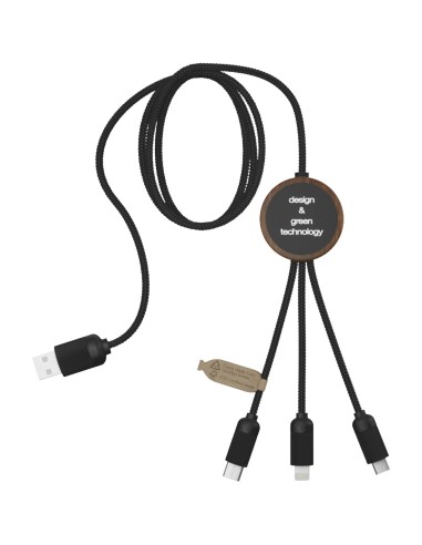 Cable de carga 3 en 1 extendido de PET...
