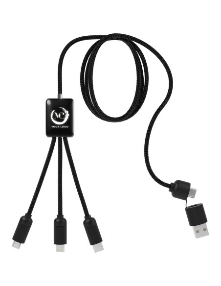 Cable de carga extensible 5 en 1 "SCX.design C28"
