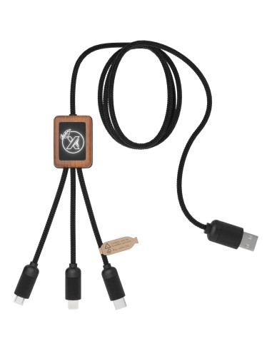 Cable de bambú 3 en 1 "SCX.design C29"