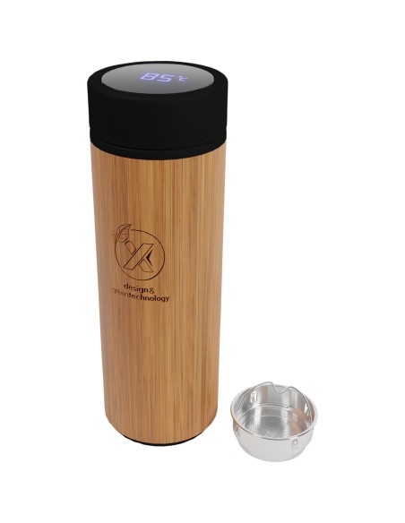 Botella inteligente de bambú de 500 ml "SCX.design D11"