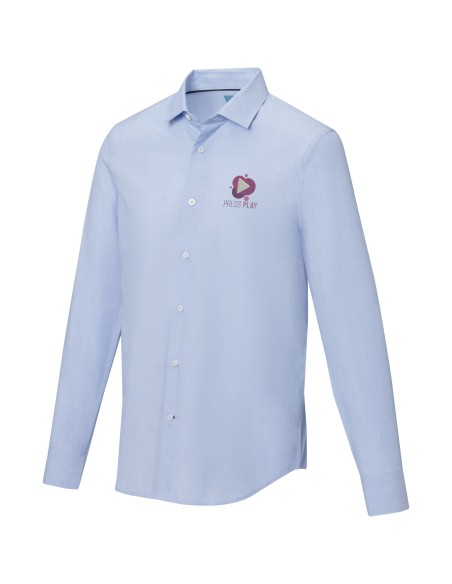 Camiseta orgánica GOTS de manga larga para hombre "Cuprite"